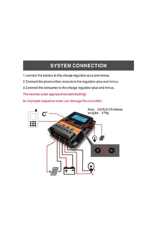 Samdoo 12v/24v Otomatik Tanıyan 10a Pwm Güneş Kontrolcüsü, İki Usb Çıkışı, Lcd Ekranlı Üç Aşamalı Şarj Yönetimi