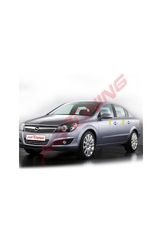 Opel Astra H Sedan Krom Cam Çıtası 2008 Üzeri 4prç Paslanmaz Çeli
