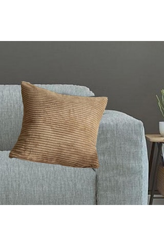 Homyl Kadife Yastık Kılıfı - Lüks Kahverengi