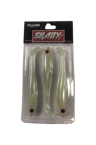 Fujin Shady White Glow 10cm 7gr Silikon Balık 3 lü Paket