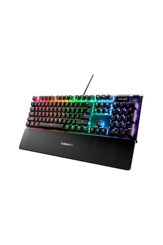 Steelseries Apex 5 Usb Kablolu RGB Işıklı Hibrit Blue Switch Mekanik Oyuncu Q Klavye