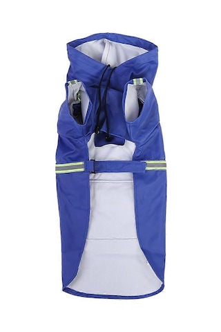 Büyük Köpek Yağmurluğu Evcil Hayvan Mont Ceket Dış Mekan Kapüşonl