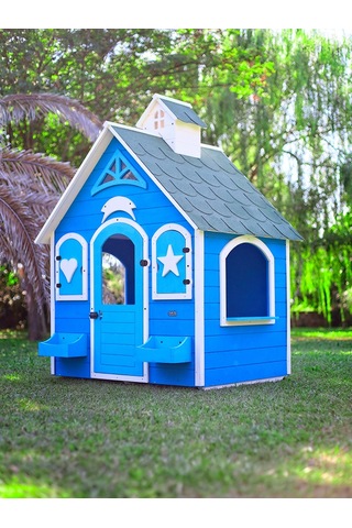 Mandu Ahşap Çocuk Oyun Evi (Playhouse) Bodrum