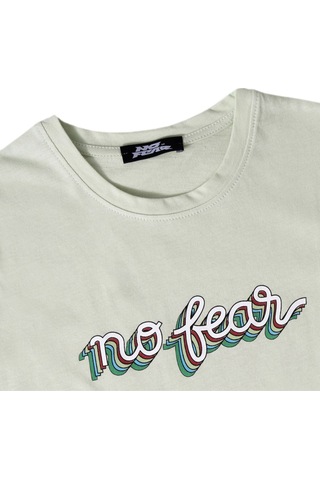 No Fear Erkek Çocuk Bisiklet Yaka T-shirt 500355 Mint