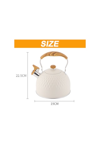 Paslanmaz Çelik Çaydanlık, Yüksek Sesli Düdük, Isıya Dayanıklı Sap, Eşit Şekilde Isıtılmış Taban, Güzel Ve Dayanıklı Yapı, Sıcaklığa Dayanıklı Sap Diğer