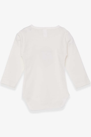 Breeze Kız Bebek Çıtçıtlı Body Baskılı Unicorn 9 Ay-3 Yaş, Ekru-ekru Ekru