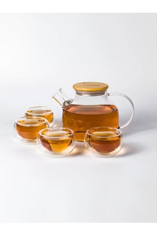 Cnglass Fincan Setli Demlik Set 197720104 Beyaz