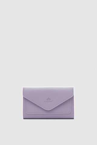 Zarf Detaylı Nakit Ve Bozuk Para Bölmeli Bayan Cüzdan-lila Lila
