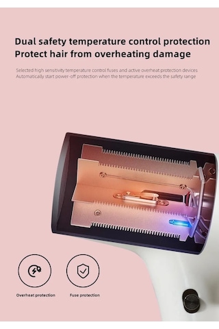 Lixiaqu01 Whıte Yeni Kablosuz Saç Kurutma Makinesi Yüksek Rüzgar