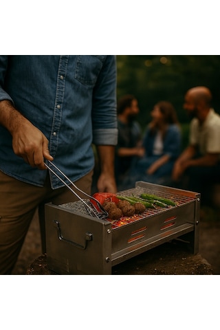 Katlanabilir Mangal Çok Renkli