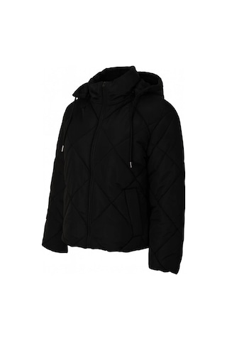 Trender Siyah Kadın Mont Y116 Siyah