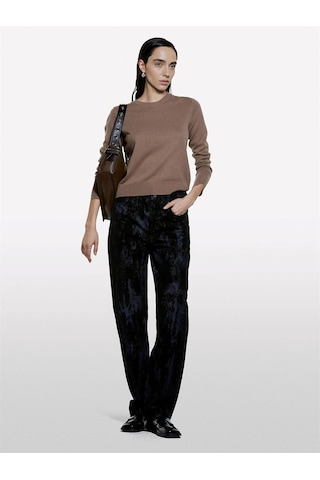 Sisley Kaşmir Karışımlı Regular Fit Kazak Kadın Kahverengi Kazak - 325a102hm100f