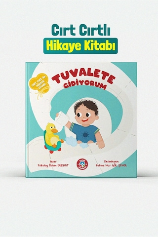 Tuvalete Gidiyorum Cırt Cırtlı Aktivite Etkinlik Kitabı