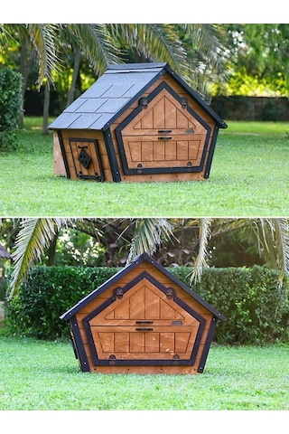 MANDU Ahşap Tavuk Kümesi (6 Tavuk) ve Güvercin Evi