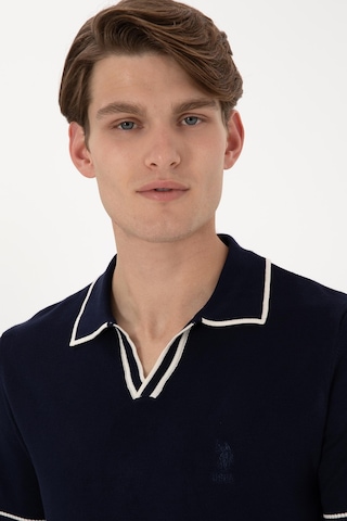 U.s. Polo Assn U.s. Polo Logolu Slim Fit Polo Yaka Kısa Kollu Kazak Erkek Kazak G081sz0tkpu9469 Lacivert