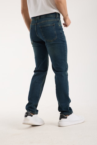 Erkek Pantolon Regular Fit Yeşil Tint Fermuarlı Rahat Giyim Jeans Yeşil Tint