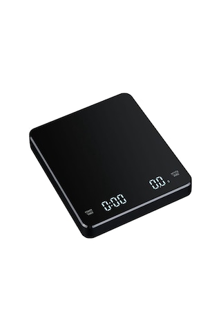 Suntek Zamanlayıcılı Kahve Terazisi Çok İşlevli Espresso Ev Siyah