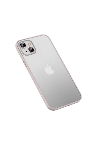 Apple Uyumlu iPhone 13 Kılıf Zore Retro Kapak Rose Gold