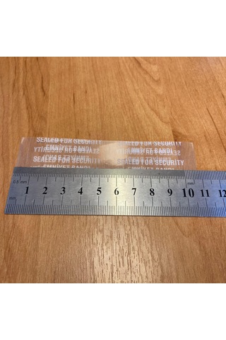 Şişe Kavanoz Emniyet Garanti Bandı 57-63 Mm Ağız Uyumlu , Şişe Emniyet Bandı X 100 Adet