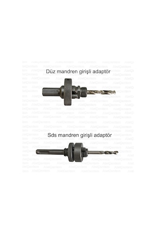 Gfb Bi Metal Panç Metal Testere 51 MM + Hex Düz Mandren Girişli Adaptör
