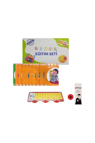 Önel Yayıncılık Dizge 7-8 Yaş Görsel İşitsel Dikkat ve Matematik Güçlendirme Seti + Kişiye Özel İsimli Harry Potter Kitap Ayracı