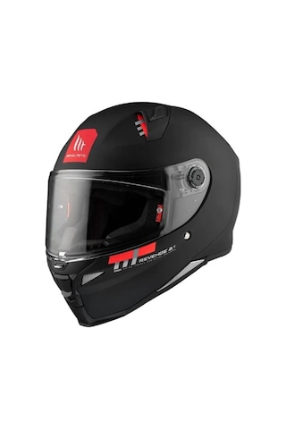 Mt Helmets Revenge 2 S Solıd A1 Motosiket Kaskı Mat Siyah