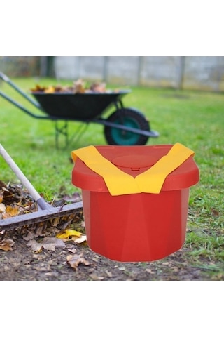 Flybuy Yastık Wn Tabure Suntek Sandalye, Canlı Kırmızı Kalça Giyilebilir Çok Bosphorusboutique Bahçe Açık Mf Çok Renkli