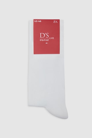 D's Damat Ds Damat Beyaz 5'li Çorap 4hf16ortcst05 Beyaz