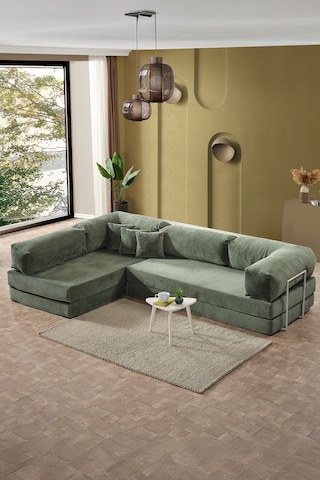 Legom Petek Aktivite Koltuğu Yatak Olabilen Çok Amaçlı Kanepe L Koltuk Yeşil Yeşil