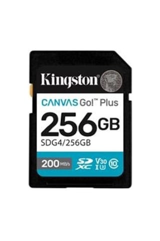 Kingston Sdg4-256gb 256gb Sdxc Canvas Go Plus Gen4 200mb-s C10 Uhs-ı U3 V30 Hafıza Kartı Kdo