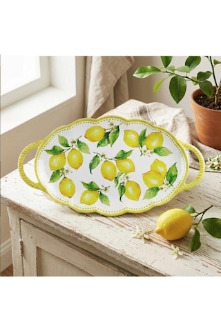 Lucky Art Limora Melamin 48cm Tepsi Dıo30011 Çok Renkli