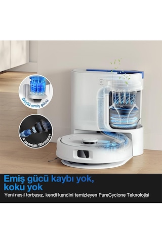 Ecovacs Deebot N20E Plus Robot Süpürge + Mop