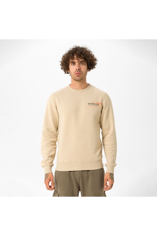 Routefıeld Routefield Hide Erkek Kahverengi Sweatshirt 091 Camel