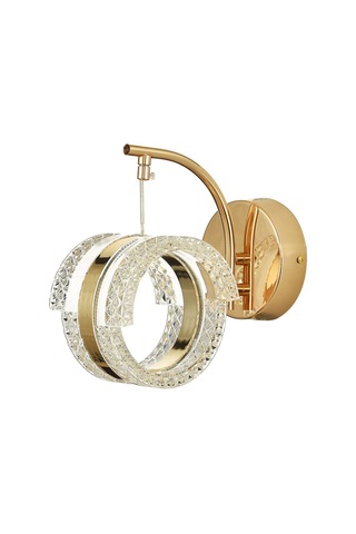 Savona Aplik 3 Renk Ledli Sarı-beyaz-gün Işığı Modern Akrilik Duvar Apliği -gold Gold