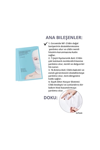 Sudee Ceramide Hydrating Soothing Mask 30 Ml 5 Ad Nemlendirici Ve Rahatlatıcı Kumaş Maskesi