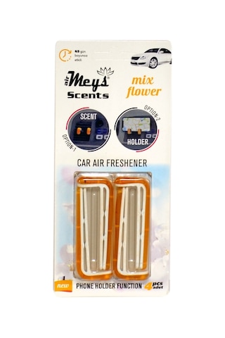 Meys Vent Clipps Havalandırma Koku Mix Flower (Turuncu)