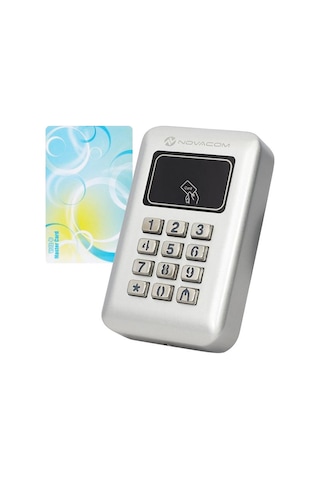 Novacom Nc-ms03wp Rfıd - Şifrematik Kart Okuyucu Otomatik Kapı Kilit Sistemi Pin - Proximity