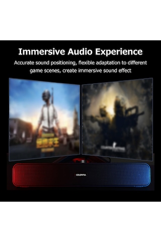Xindoker Colorful Csp-5201 Usb Bilgisayar Hoparlörü - 3w Çift Hoparlör, Hifi Ses Kalitesi