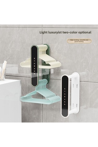 Reedark Duvar Montajlı Gömlek Asma Rakusu - Uzatılabilir, Delme Yok, Mekan Tasarrufu, Yeşil Yeşim, Çeşitli Odalar İçin, Dayanıklı Plastik Malzeme