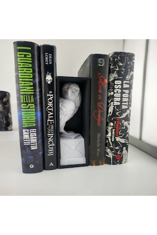 Harry Potter'ın Büyülü Dünyasından Hedwig Baykuş Kitap Desteği Book Nook - 3d Yazıcı Ve Pla
