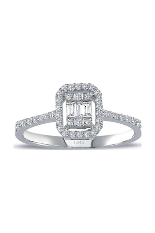 Lova 0,30 Karat Baget Pırlanta Yüzük - 1020396