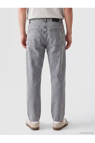 Lcw Jeans Gri 7145 Baggy Fit Erkek Jean Pantolon