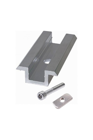 Güneş Paneli Orta Tutucu (Civata + Somun) - 10 Adet