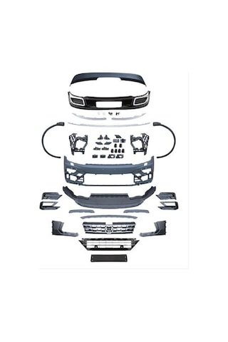 Tiguan 2016-2021 İçin Uyumlu Yedek Parça R-line Body Kit Ön Tamp