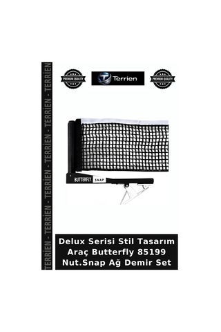 Delux Serisi Stil Tasarım Araç Butterfly 85199 Nut.snap Ağ Demir Set