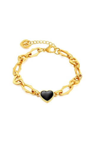 Altın Opk Paslanmaz Çelik Aşk Bileklik Altın