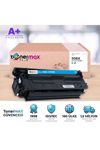 Hp 508a Cf361a Mavi Uyumlu Toner A Plus / Color Laserjet Enterprise M552 / M553 / Mfp M577