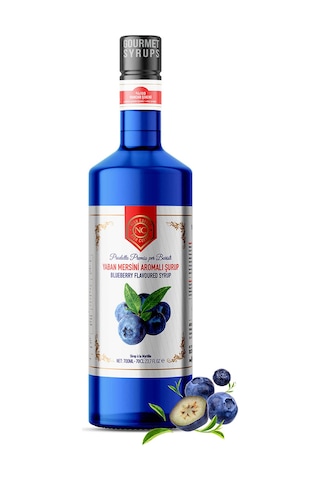 Nish Yaban Mersini Blueberry Aromalı Şurup 700 Ml - Pet Şişe