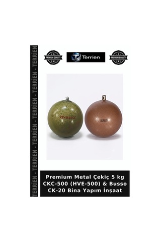 Premium Metal Çekiç 5 Kg Ckc-500 Hve-500 & Busso Ck-20 Bina Yapım İnşaat