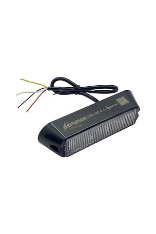 12v-24v Çakar Flaş Led Lamba (Şeffaf) (Sarı/sarı) (4x1w) 18 Fonks